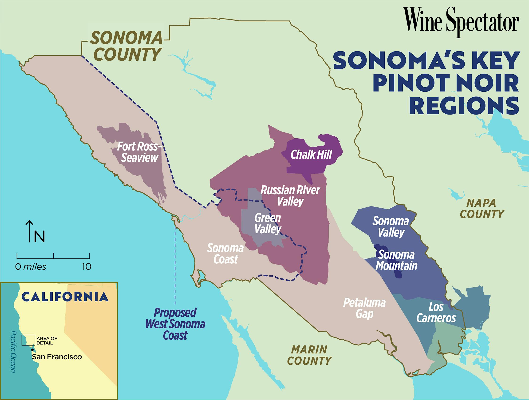 California Pinot Noir Vintage Charts